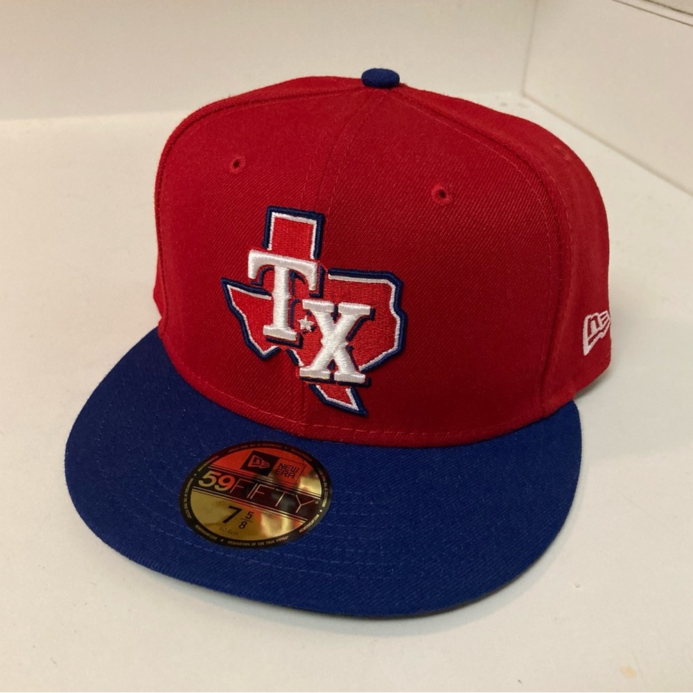 Texas Rangers New Era 2020 Ac Alt 3 59fifty hat Sz 7 5/8 Red MLB